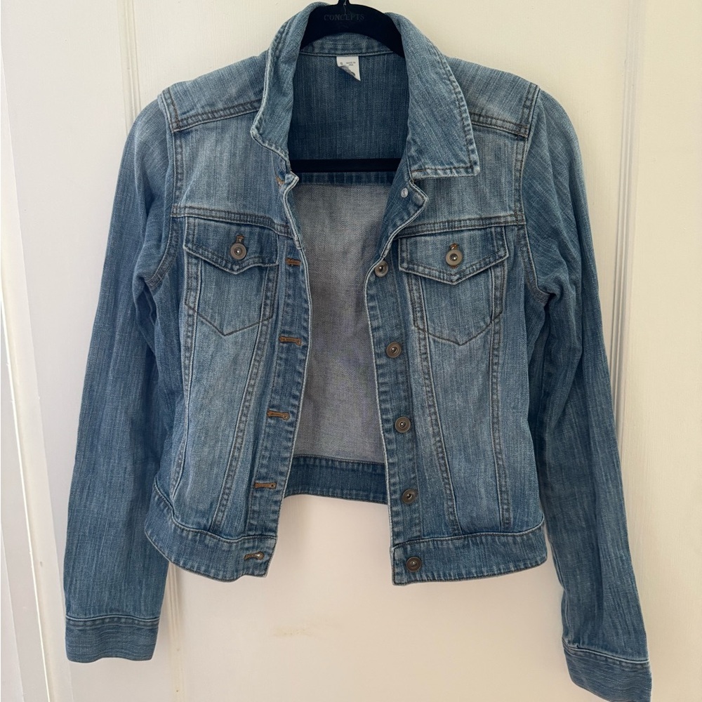 BP Nordstrom Women’s Denim Jean Jacket Pockets Size Small